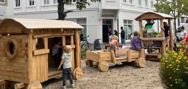 Eisenbahn auf dem Stiftsmarkt