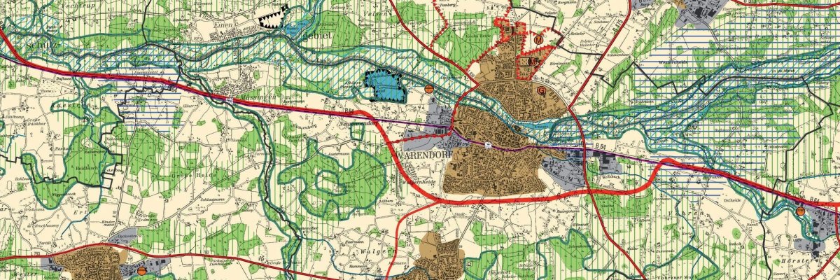 symbolhafter Ausschnitt aus dem Regionalplan