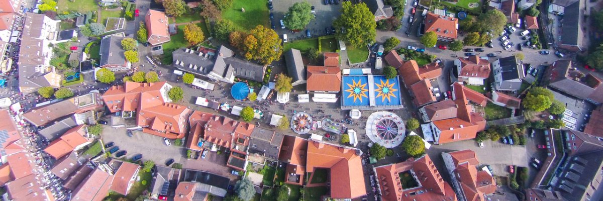 Freckenhorster Herbst aus der Vogelperspektive