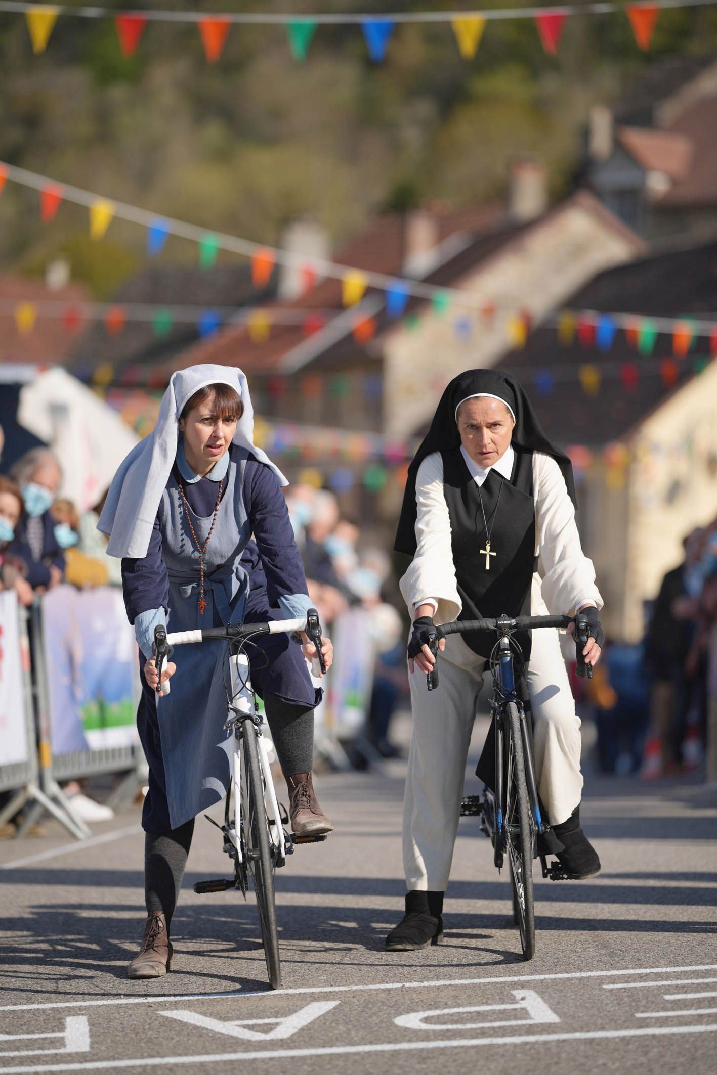 Szenenfoto aus dem Film Das Nonnenrennen