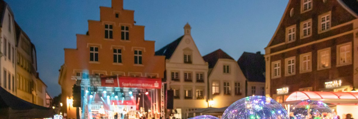 Luftbild der Fettmarktkirmes