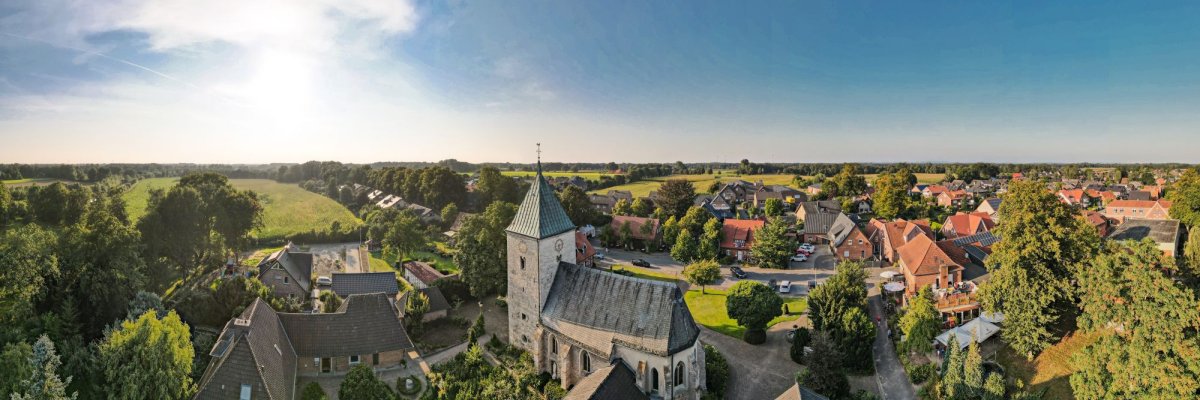 Panoramaaufnahme Luftbild Einen