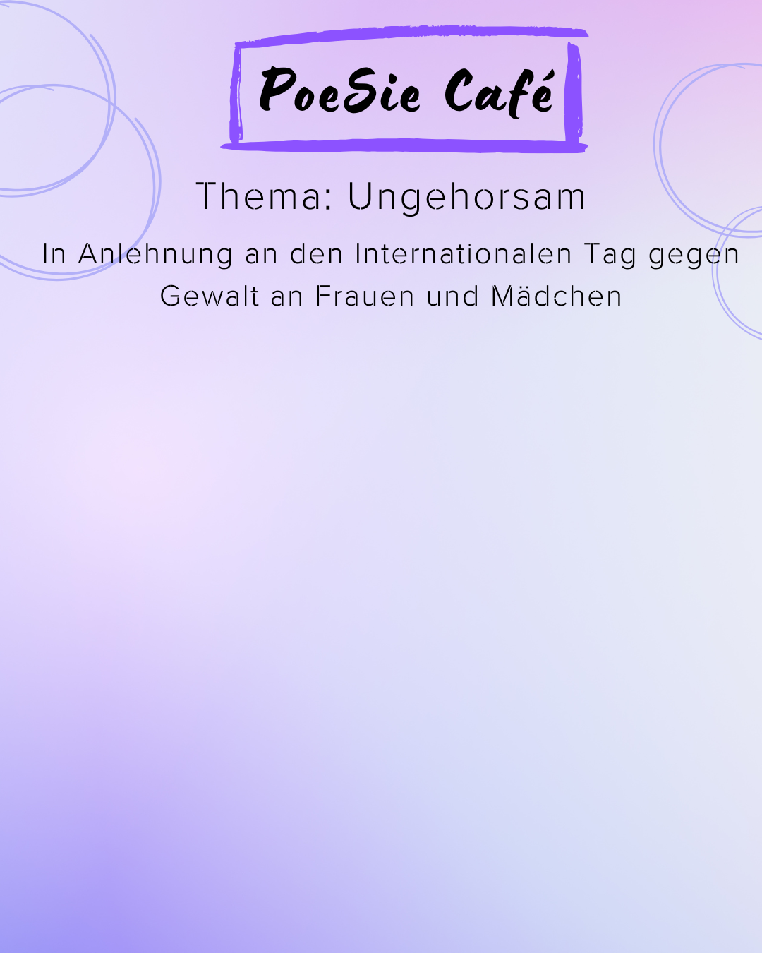 PoeSie Café Staddtbücherei 1 (1080 x 1350 px) - 1 PoeSie Café Staddtbücherei 1 (1080 x 1350 px) - 1