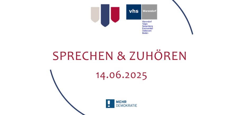 Sprechen und Zuhören - 1 Sprechen und Zuhören - 1