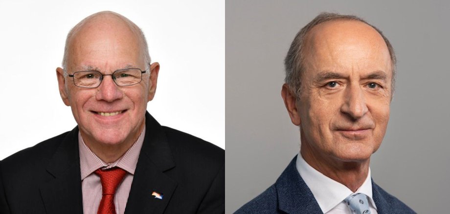 Norbert Lammert und Janusz Reiter (v.l.) Norbert Lammert und Janusz Reiter (v.l.)