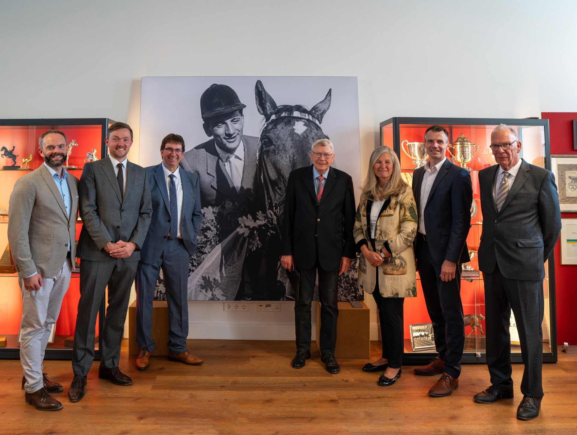 Andreas Hollstein (Honorarkonsul von Litauen), Ministerpräsident Hendrik Wüst, Bürgermeister Peter Horstmann