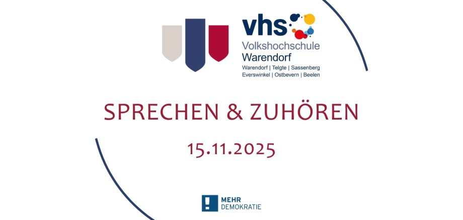 Sprechen und Zuhören - 1 Sprechen und Zuhören - 1